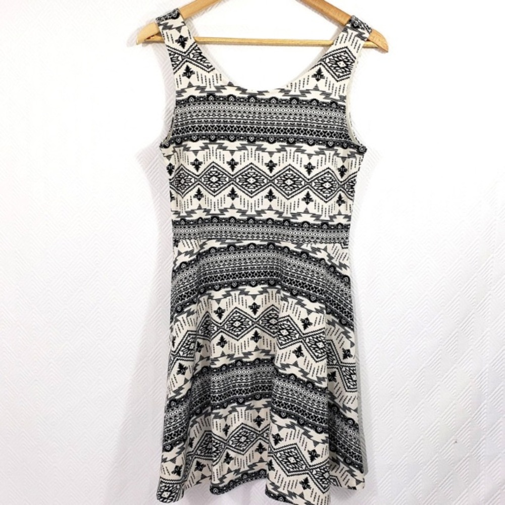 Divided by H&M tribal skater dress size 4